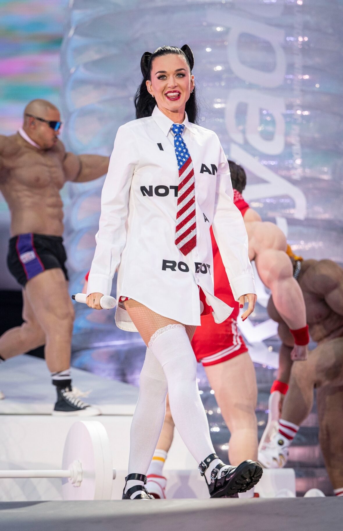 Katy Perry performs at Cardiff Castle in Wales