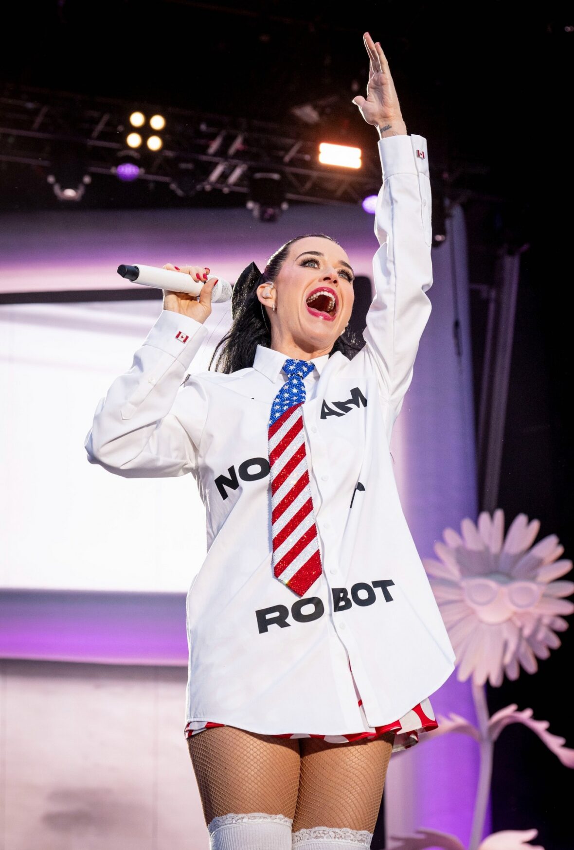 Katy Perry performs at Cardiff Castle in Wales