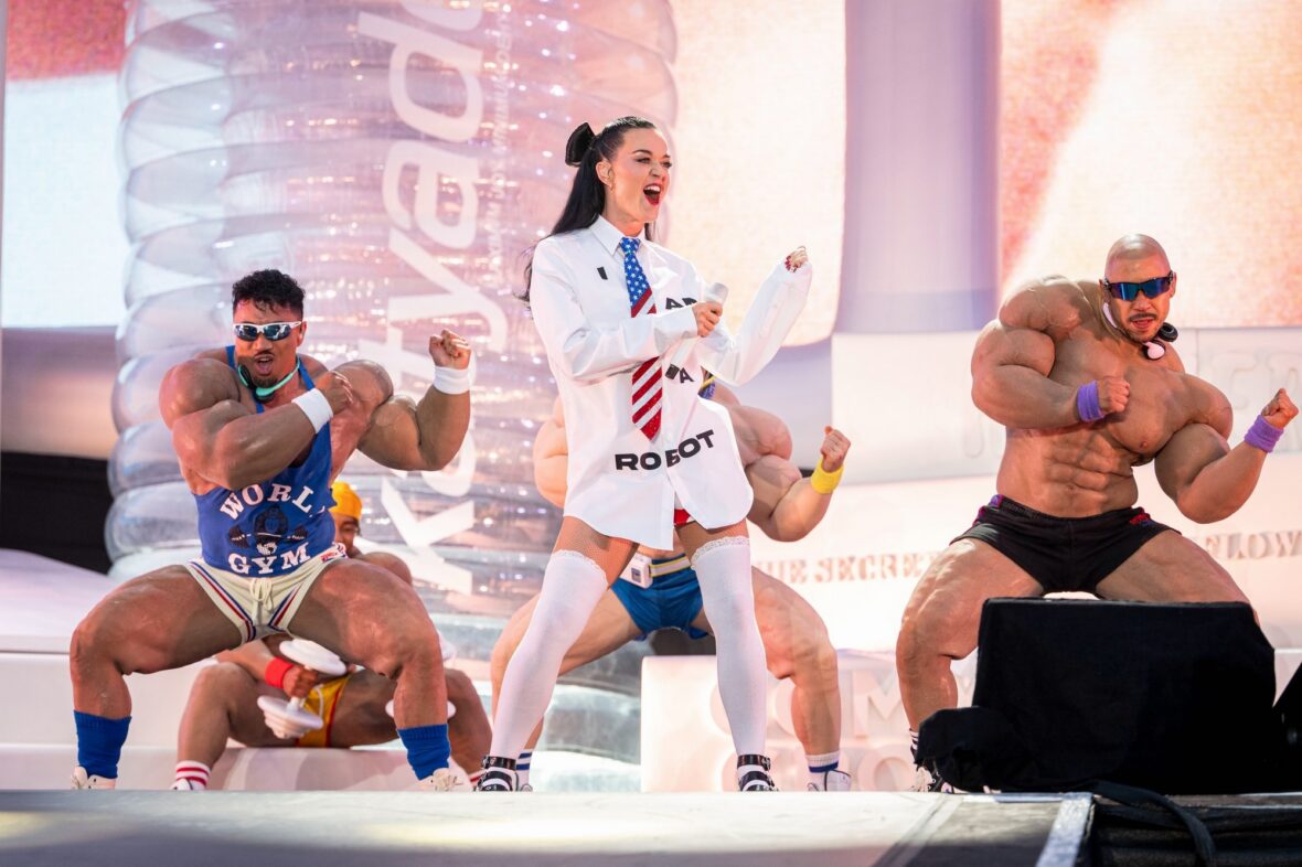 Katy Perry performs at Cardiff Castle in Wales