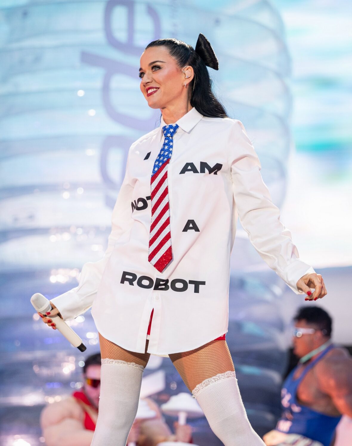 Katy Perry performs at Cardiff Castle in Wales