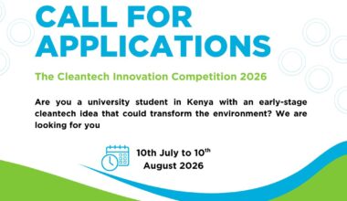 KCIC Opens Applications for 2026 Cleantech Innovation Competition to Support Kenya's Green Entrepreneurs