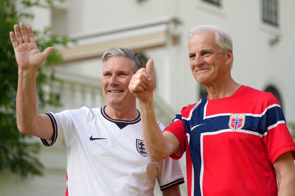 Keir Starmer and Jonas Gahr Store