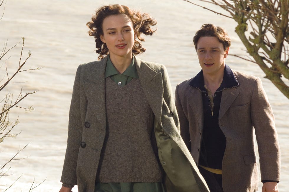 Keira Knightley as Cecilia Tallis, James McAvoy as Robbie Turner, Atonement keira knightley as cecilia tallis, james mcavoy as robbie turner, atonement