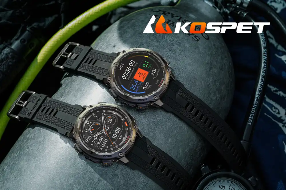 KOSPET TANK Series smartwatches- built for diving and adventure