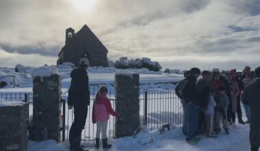 Mercury plunges to -12.5C in Lake Tekapo on NZ's coldest night