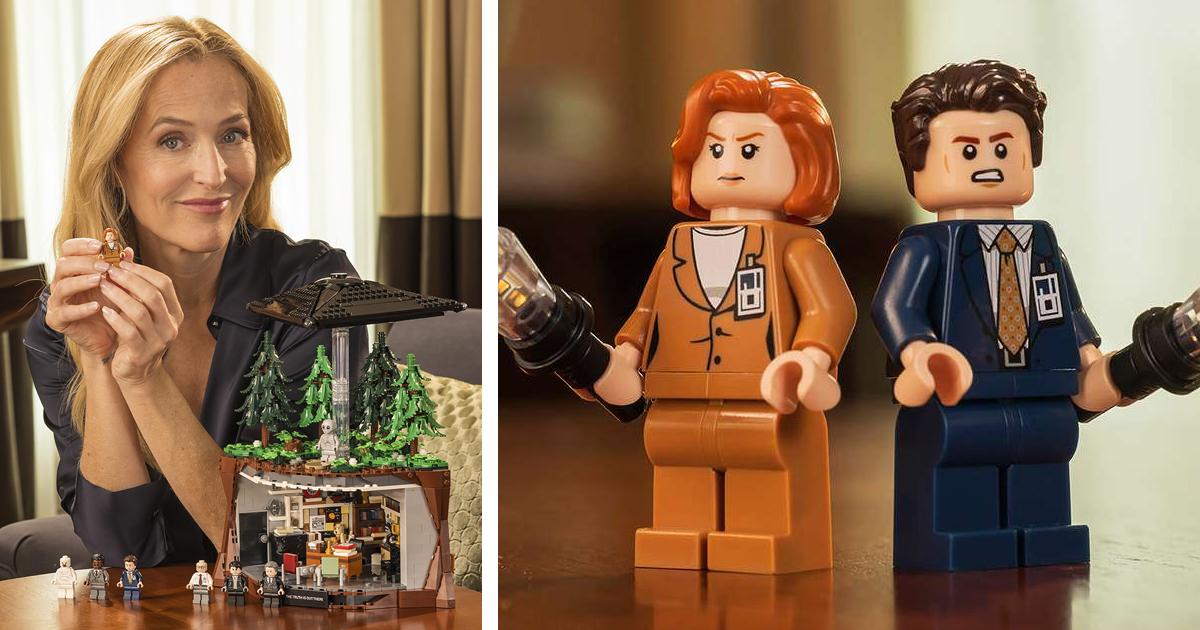 Gillian Anderson Announces LEGO‘s New ‘The X-Files’ Set Packed With Easter Eggs