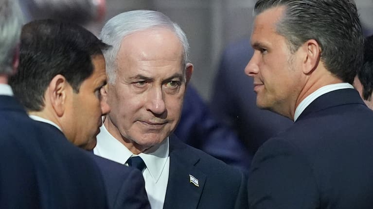 Israeli Prime Minister Benjamin Netanyahu speaks to US Secretary of Defense Pete Hegseth,
