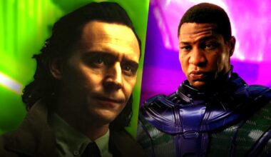 Tom Hiddleston as Loki, Jonathan Majors as Kang
