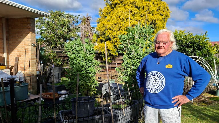 Lucas Place pensioner unit resident Neil Evans says relocating is not an option.