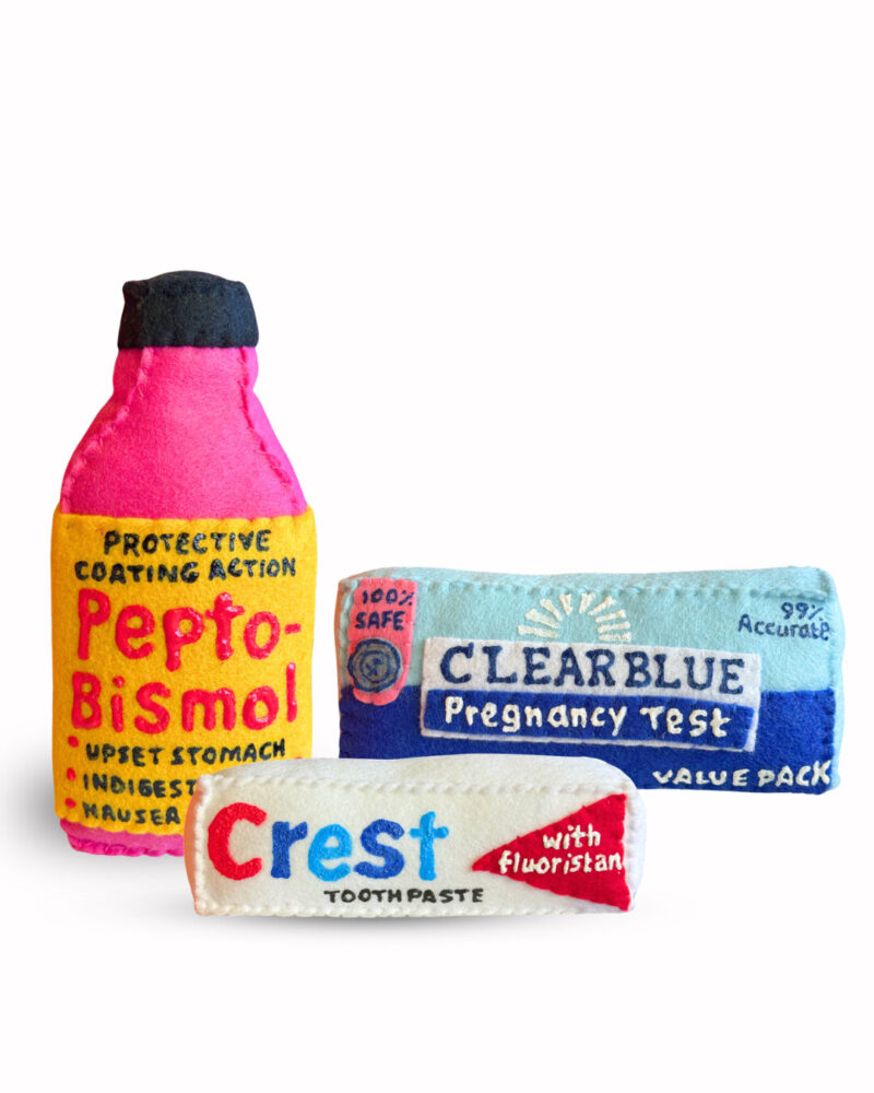 pharmacy Items, Lucy Sparrow