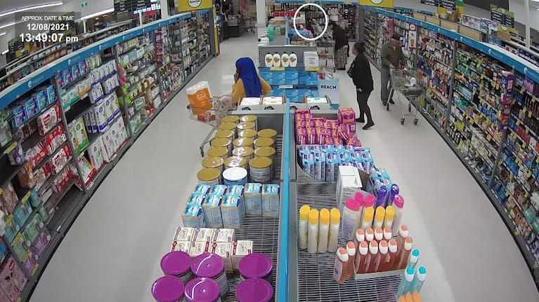 LynnMall terror attacker Ahamad Samsudeen at a West Auckland Countdown in the weeks before the attack.
