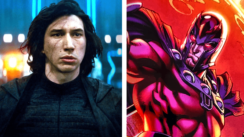 Adam Driver as Kylo Ren, Magneto.