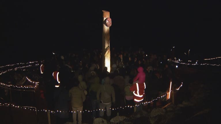 Matariki gatherings in Christchurch this morning.