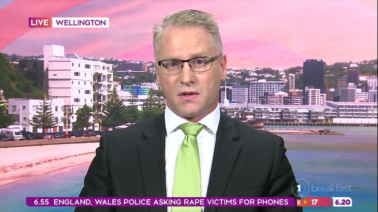 Matt Burgess speaking to TVNZ's Breakfast in 2019 (file image).
