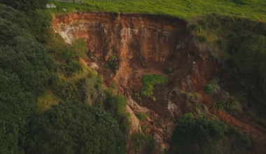 Fresh Mauao slips force road closure near fatal campground site