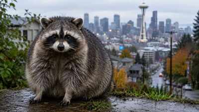 Meet Jimothy, the viral Seattle raccoon whose rare spine condition turned him into an internet sensation