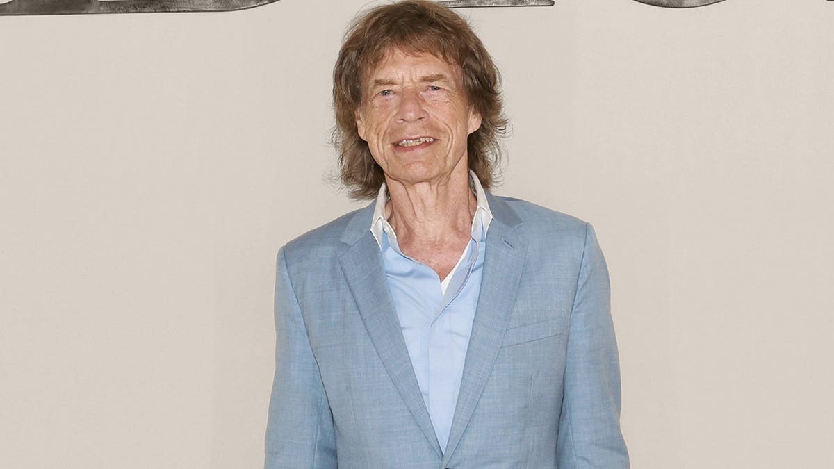 Mick Jagger at the Dior Fashion show in Paris in June 2026.