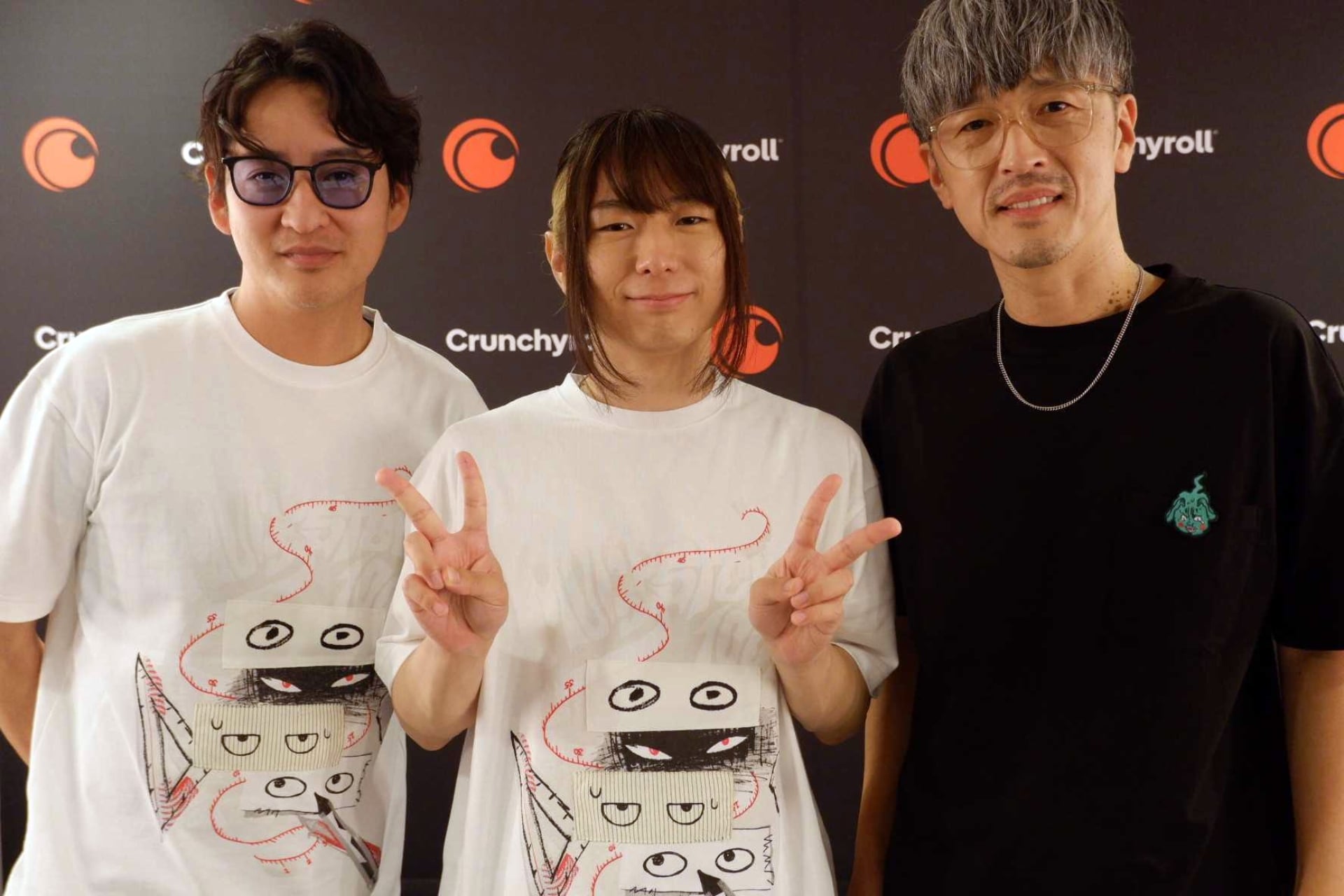 Mob Psycho 100 photo of Yuzuru Tachikawa, Setsuo Ito, and Takahiro Sakurai.