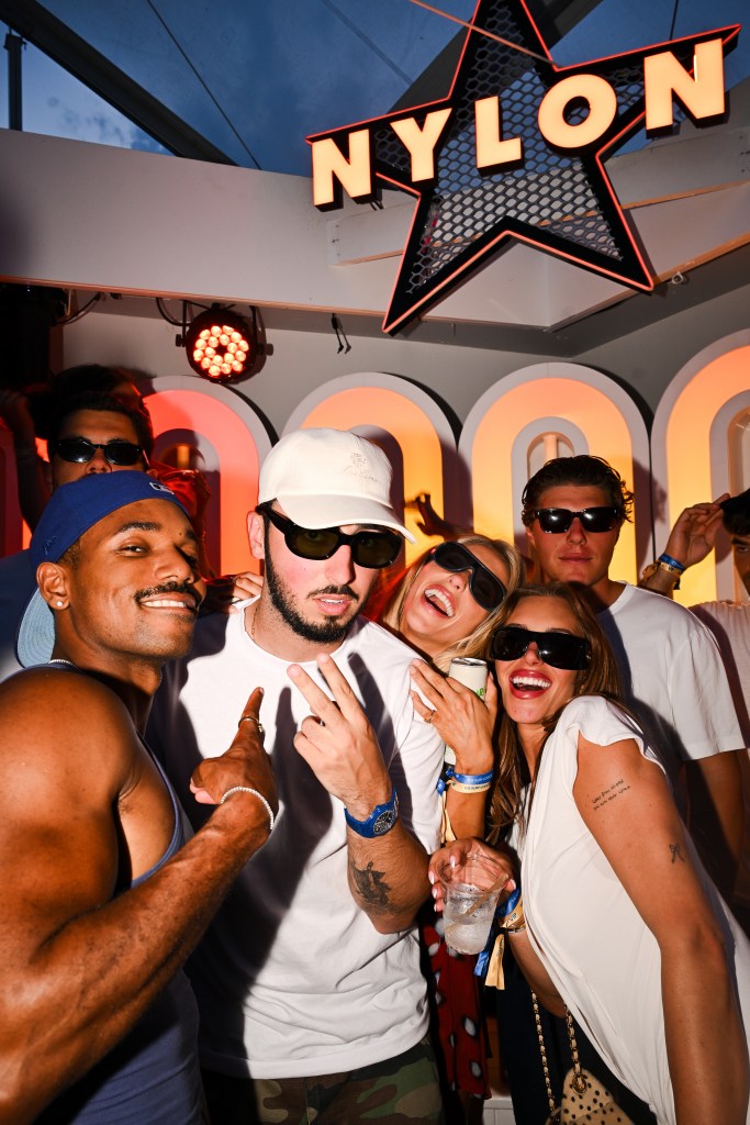Carter Gregory, Zack Bia, Alix Earle and Anastasia Karanikolaou attend NYLON's Fourth of July Residency