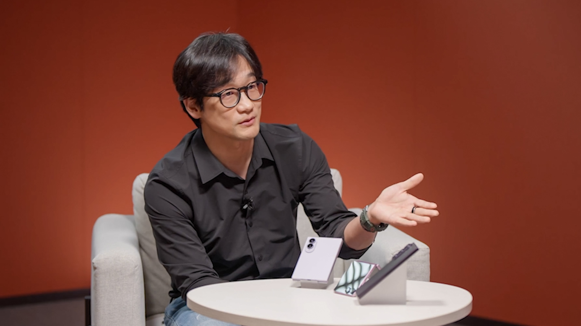 Mark Spoonauer interviews Samsung's Jay Kim about the launch of the Galaxy Z Fold 8, Fold 8 Ultra and Flip 8 for Tom's Guide