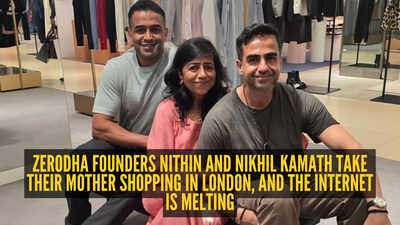 'My sons did amazing shopping for me': Nithin and Nikhil Kamath's sweet London outing with their mother is winning hearts