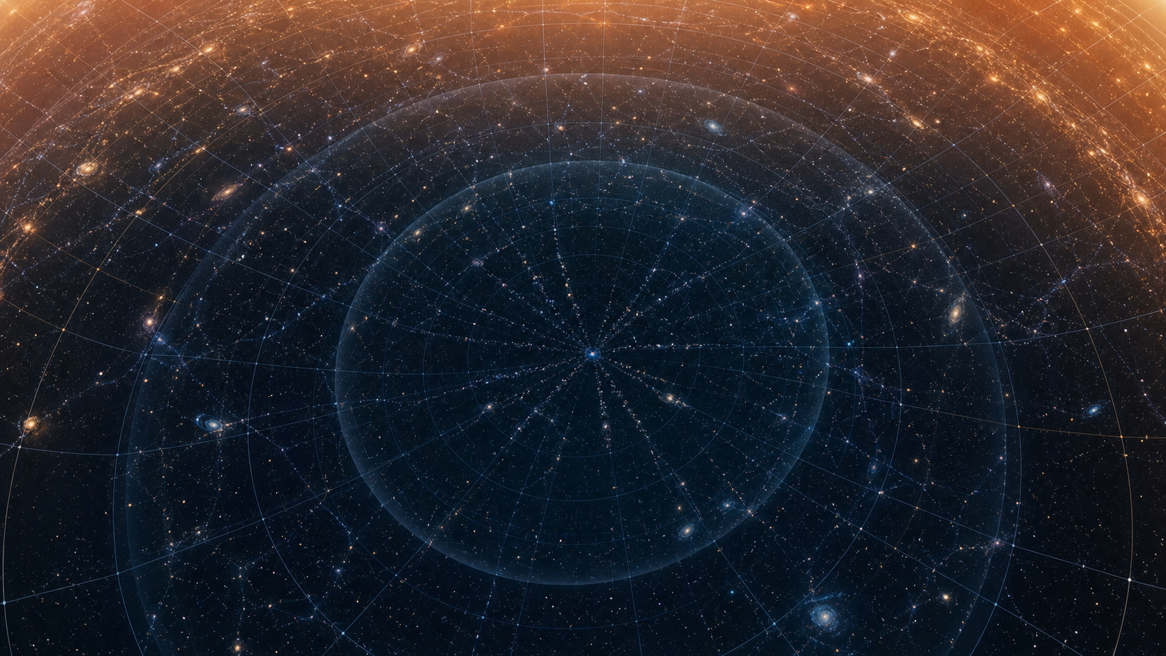 The observable universe is roughly 93 billion light-years across despite being only 13.8 billion years old, because space kept expanding while the oldest light was travelling toward us