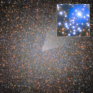 Omega Centauri’s first stellar-mass black hole has a visible star companion that is shown in greater detail. They used 20-plus years of data from NASA’s Hubble and recent data from Webb Telescope to make the discovery. Credit: ESA, NASA, Maximilian Häberle (MPIA), Joseph DePasquale (STScI)