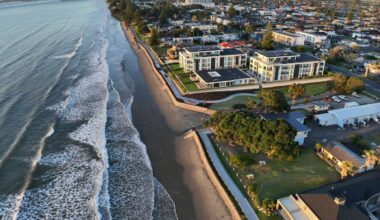 Orewa Sea Wall Aerial 1360 Auckland Council