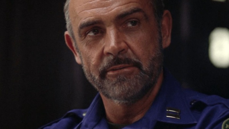 Marshall William T. O'Niel (Sean Connery) turning his head in "Outland."