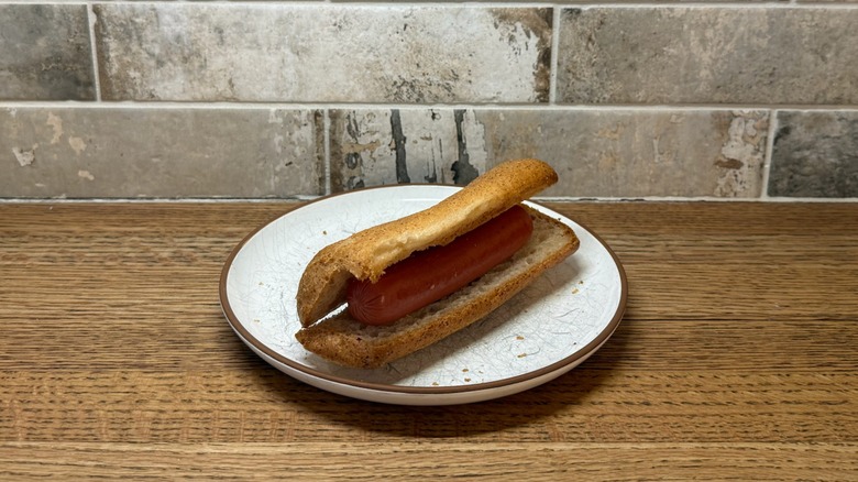 Outside The Breadbox hot dog bun