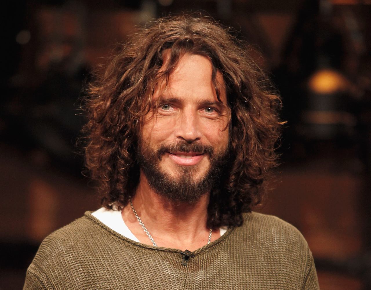 Chris Cornell smiling at the camera