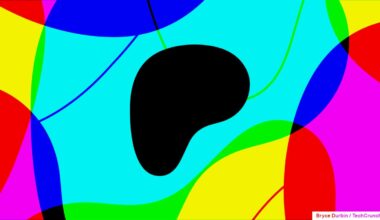 Patreon logo with colorful background