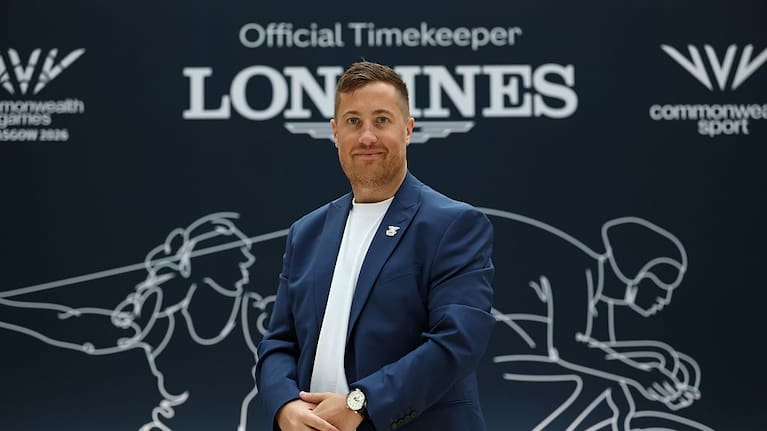 Phil Batty OBE, CEO, Commonwealth Games Glasgow 2026 is seen during the official launch of the Glasgow 2026 Longines Countdown Clock Launch ahead of the Glasgow 2026 Commonwealth Games.