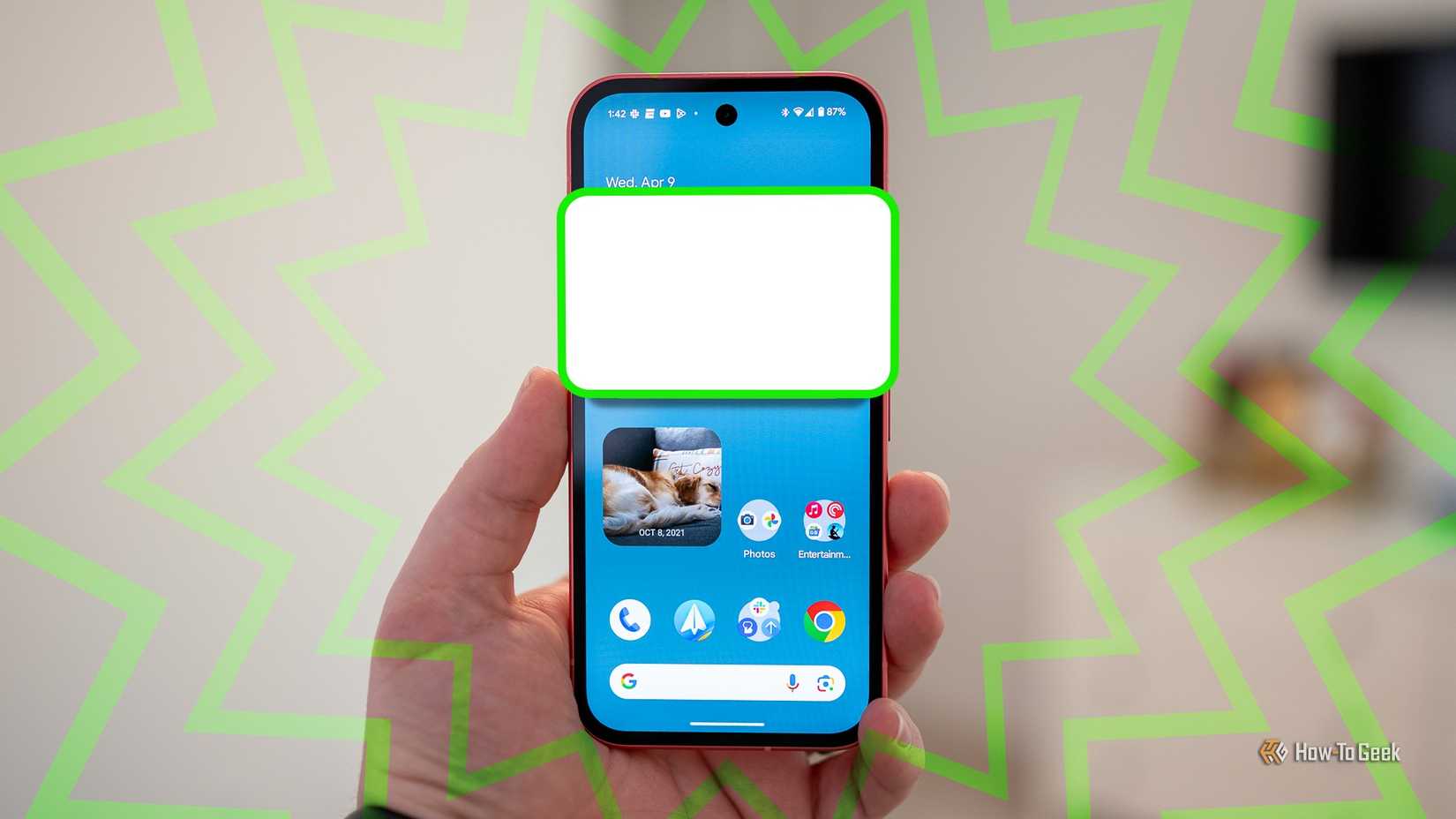 Pixel 9a big widget