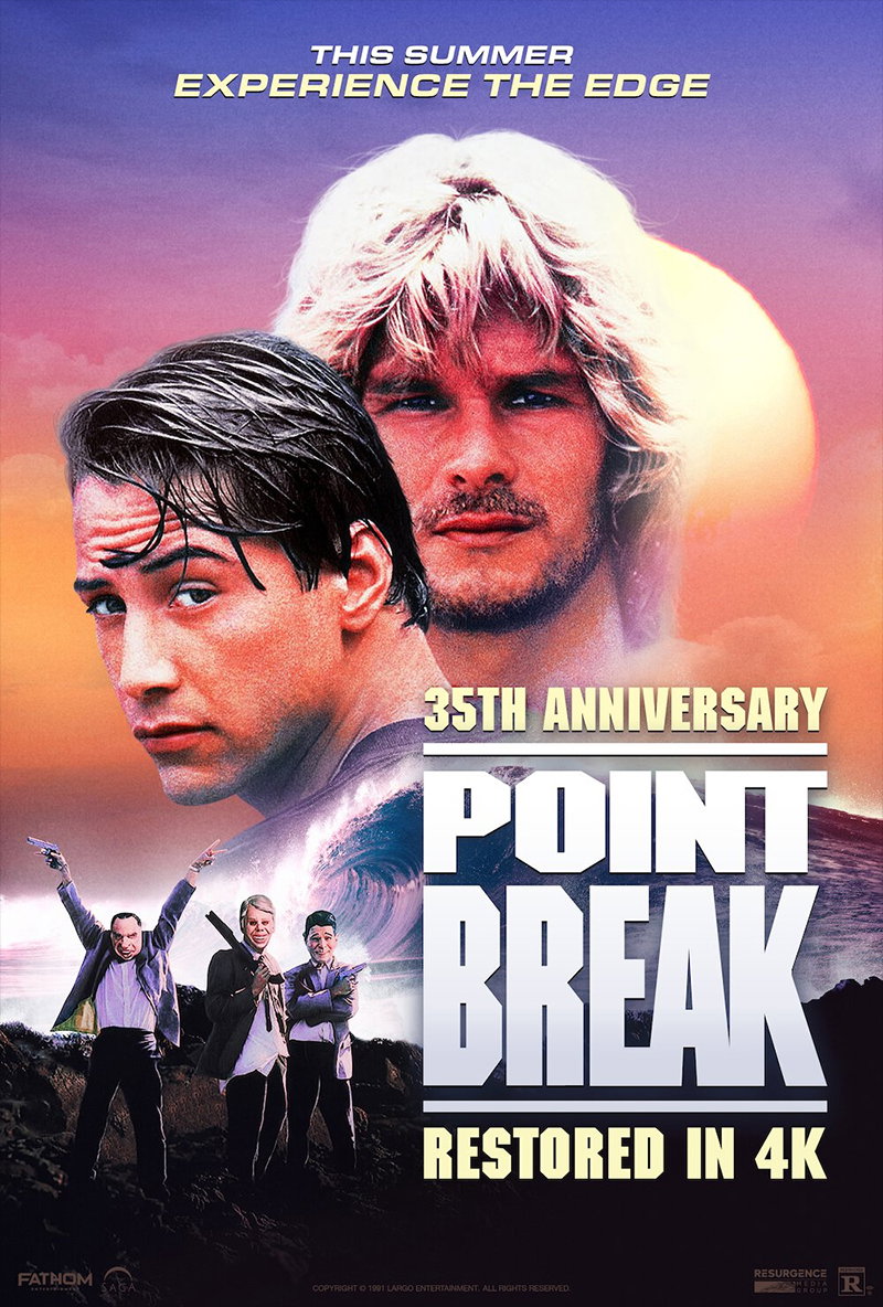 Point Break 35th Anniversary Poster
