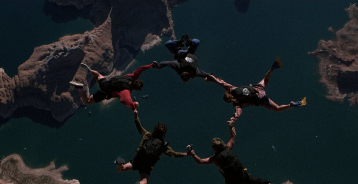 Skydivers in Point Break