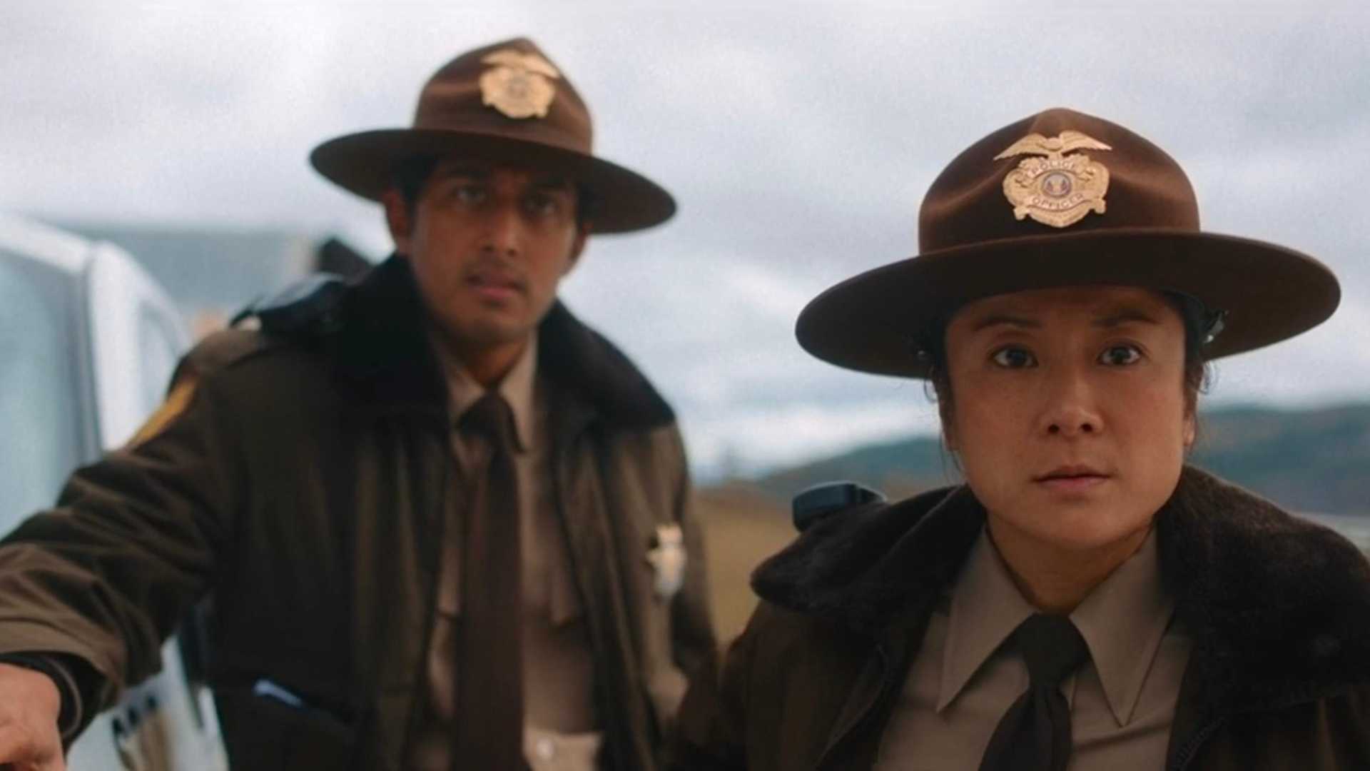Police officers in the last stand of Ellen cole