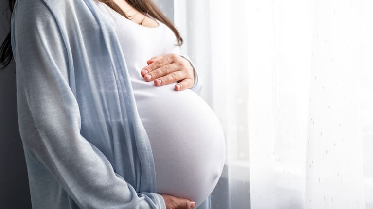 Pregnant woman.