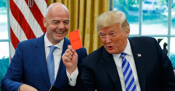 EU lawmakers call for investigation of FIFA boss over Trump intervention
