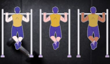 illustration of man doing a pull-up exercise
