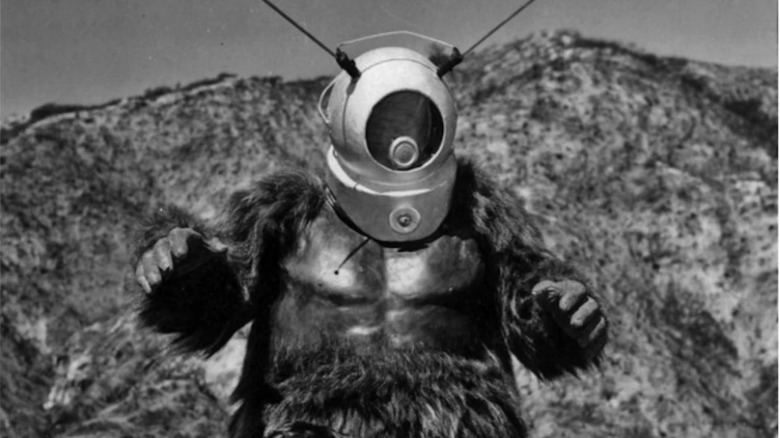 Ro-Man in the wilderness in Robot Monster