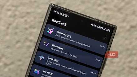 Samsung phone showing Good Lock app