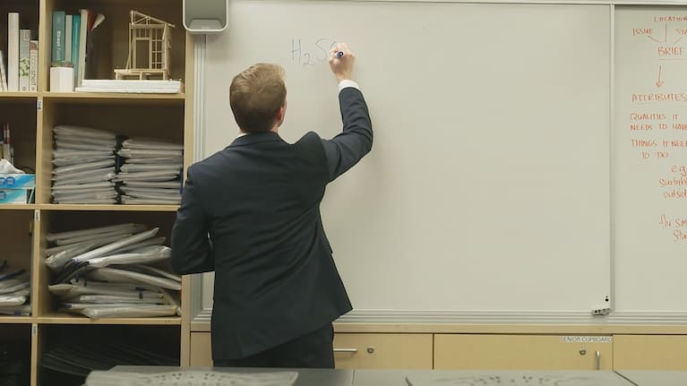 1News spoke to a science teacher who welcomed high aspirations for students, but not rushed changes.