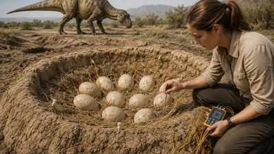 Scientists recreated a dinosaur nest to uncover how eggs stayed warm 70 million years ago