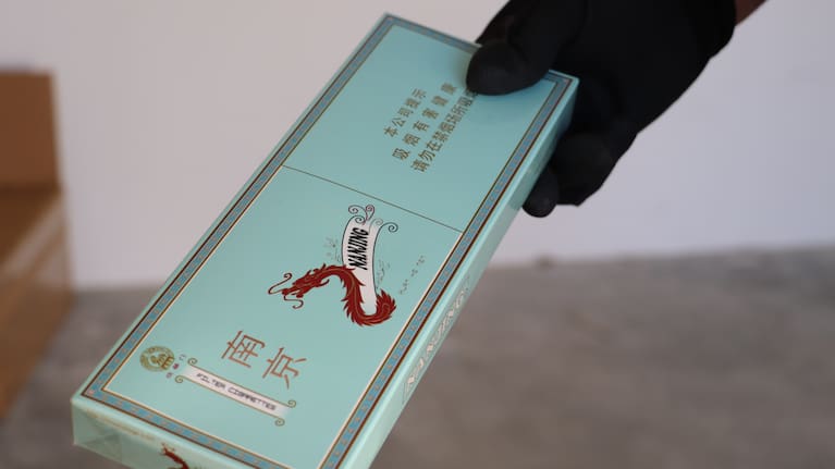 Seized cigarettes as part of Operation Clarity 