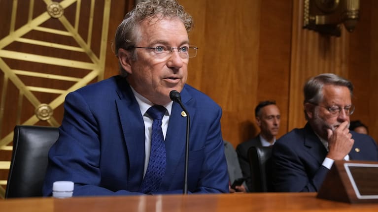 Senator Rand Paul speaks as Dr Anthony Fauci appears before the Senate Homeland Security and Governmental Affairs Committee at the Capitol, Wednesday, July 29, 2026, in Washington.