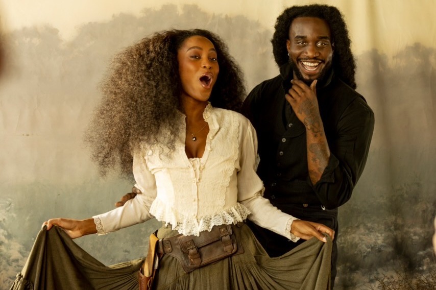 Shaboozey and Ciara Miller.