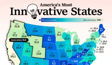 Mapped: Where Innovation Is Thriving Across America