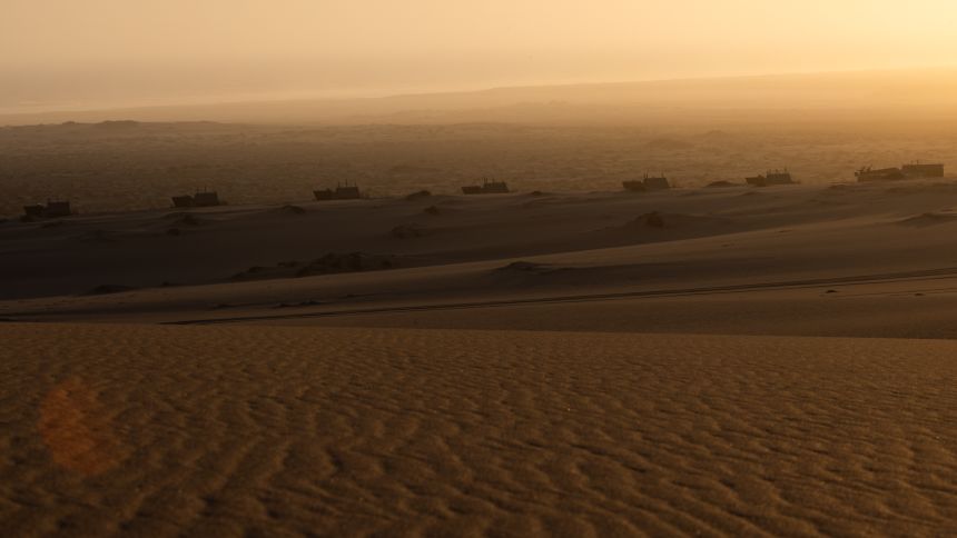 Shipwreck Lodge promises a luxurious stay in a hostile desert expanse.