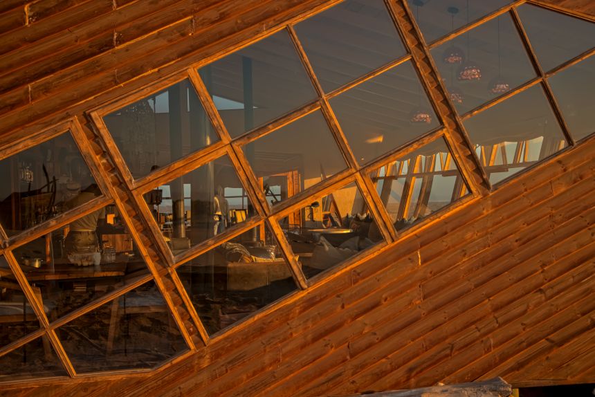 Maritz designed the cabins to mimic both the look and feel of shipwrecks.